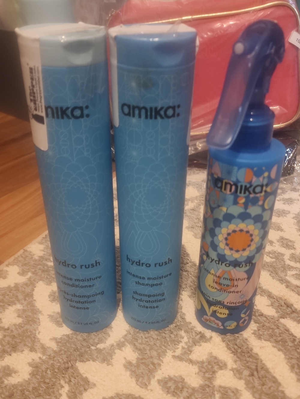 amika Hydro Rush Intense Moisture Set in Blue